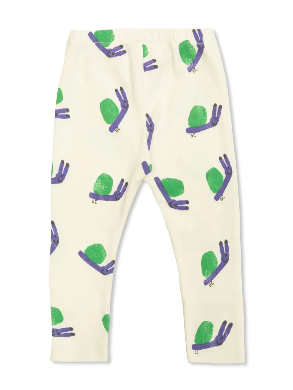 Bobo Choses Broek met slakkenprint - Wit