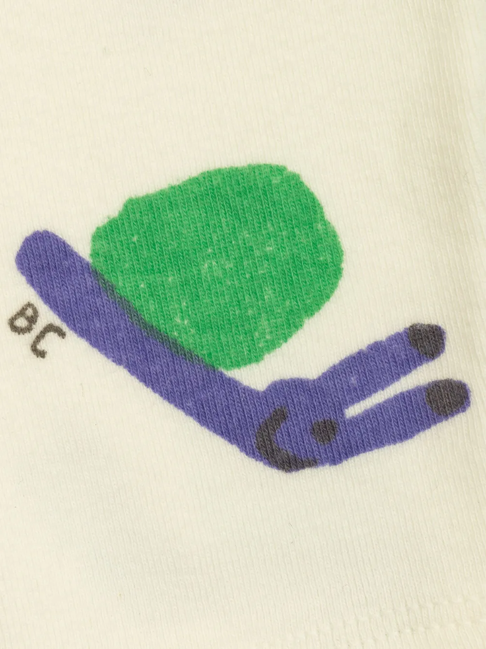 Bobo Choses Broek met slakkenprint Wit