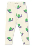 Bobo Choses snail-print trousers - White