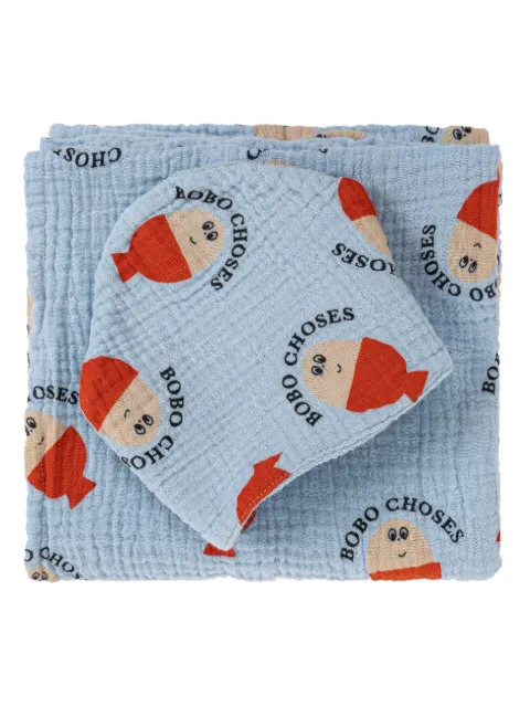 Bobo Choses Jogo de musselina com estampa Morning Egg