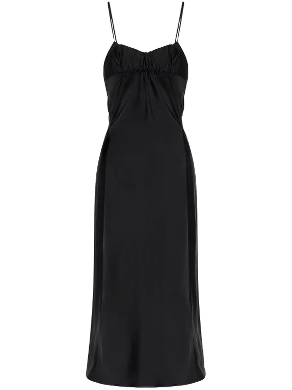 gathered bustier midi dress Lady Black Tie - Garden Gathering Bustier Midi Dress - Pink Multi