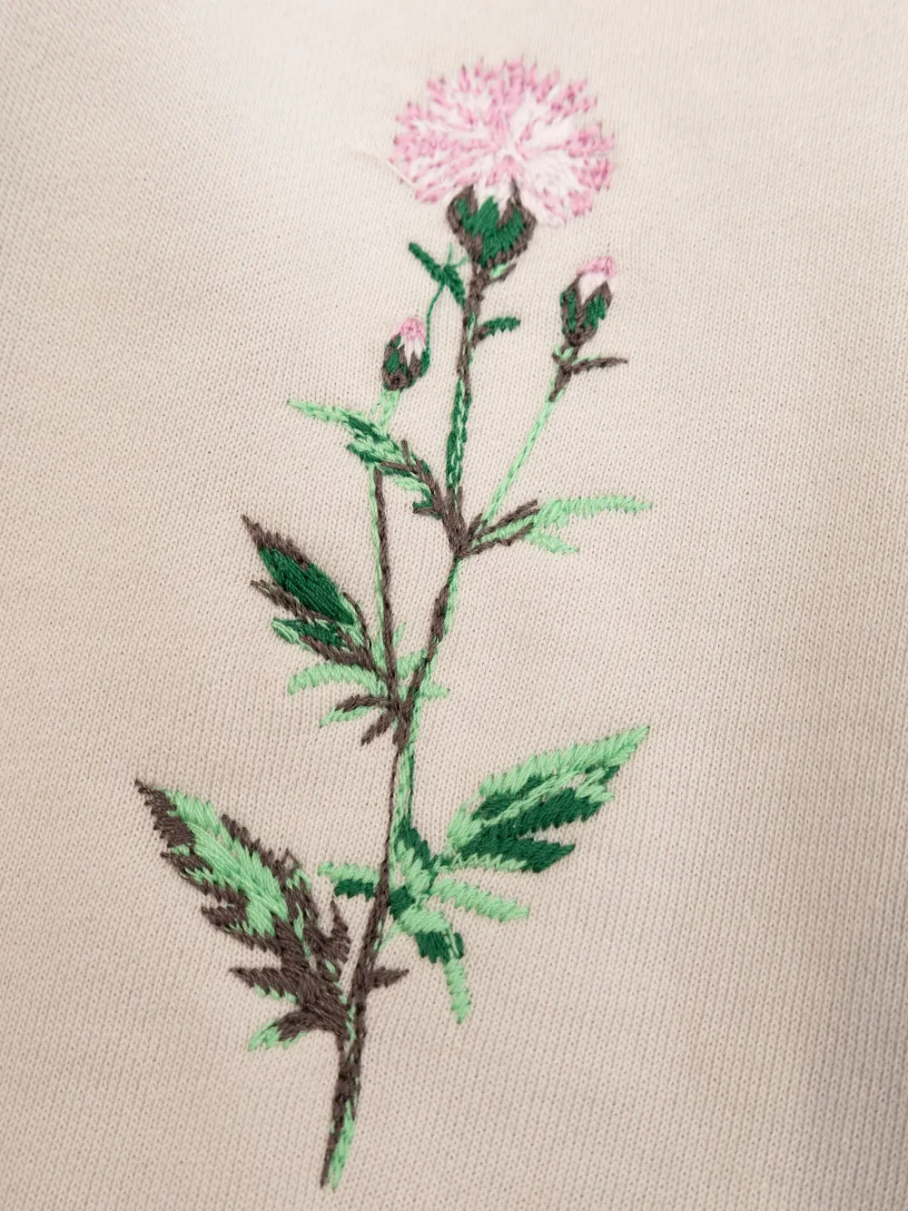 Stella McCartney Kids Broek met geborduurde bloemen Wit