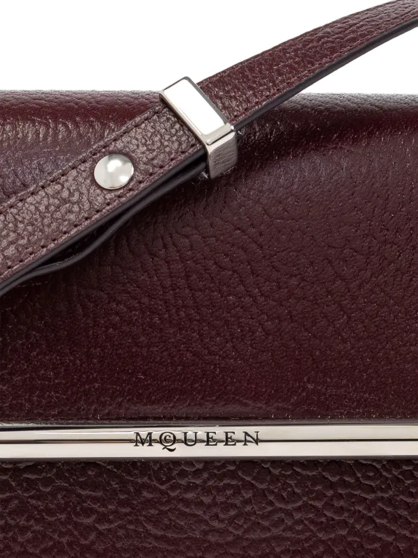 Alexander McQueen T-Bar Clutch Bag | Red | FARFETCH