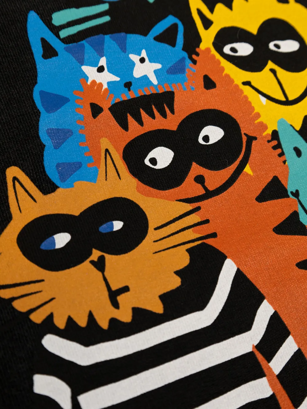 Stella McCartney Kids Sweater met grafische print Zwart