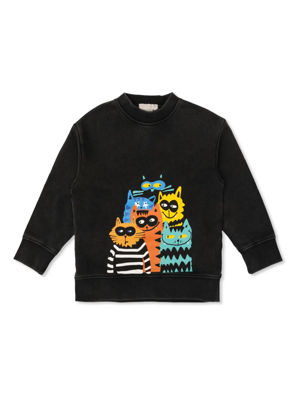 Stella McCartney Kids Sweater met grafische print Zwart