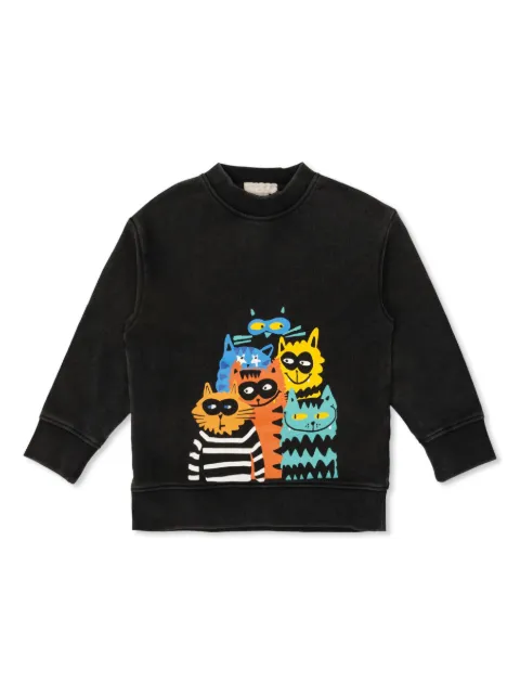 Stella McCartney Kids cats-graphic sweatshirt