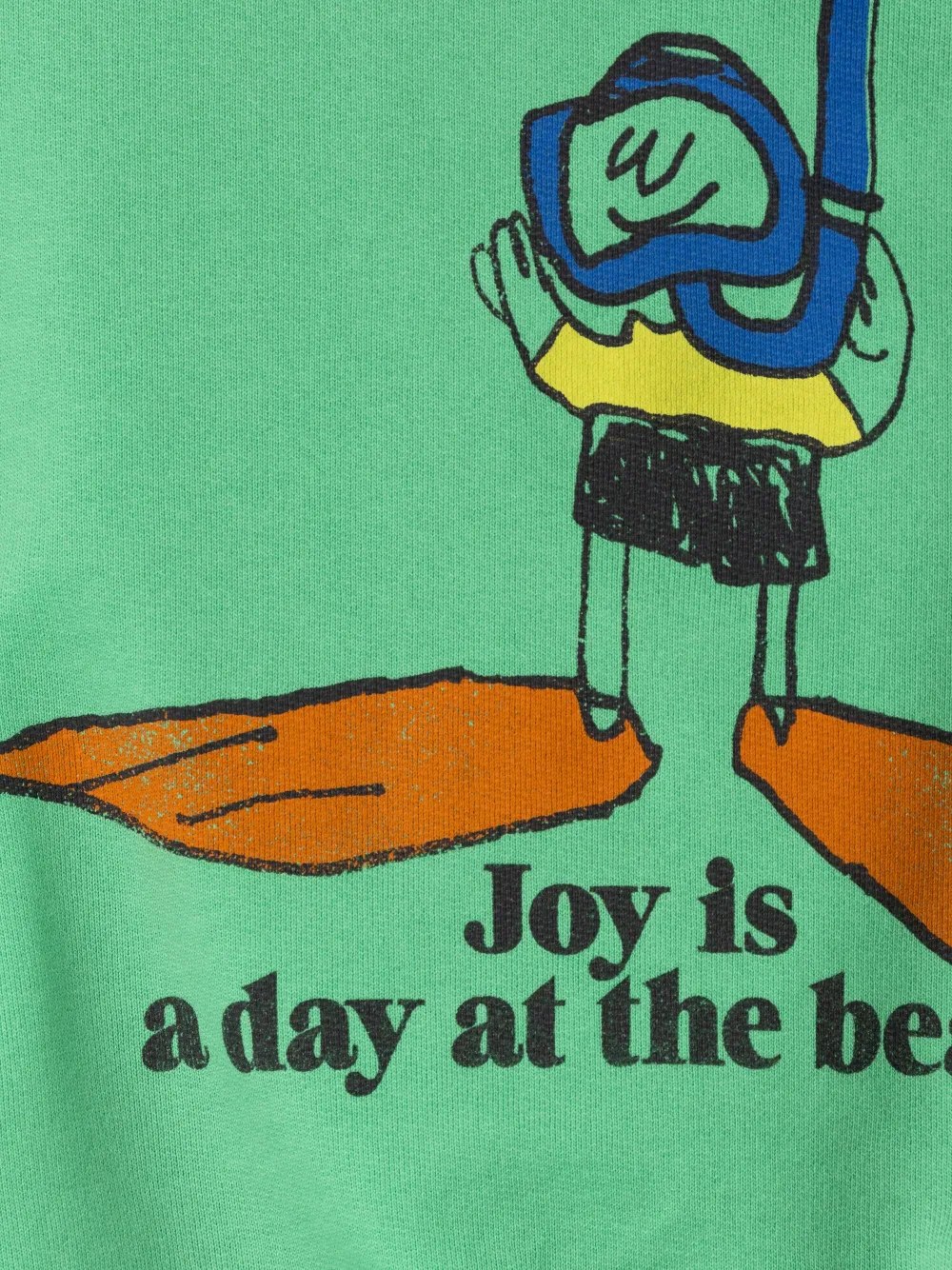 Bobo Choses A Day at the Beach sweater Groen