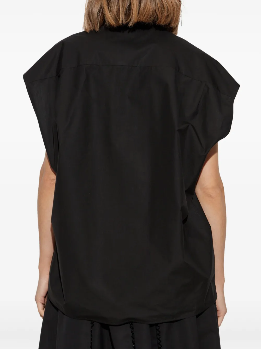 Fabiana Filippi Blouse met kralen Zwart