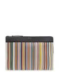 Paul Smith striped clutch bag - Red