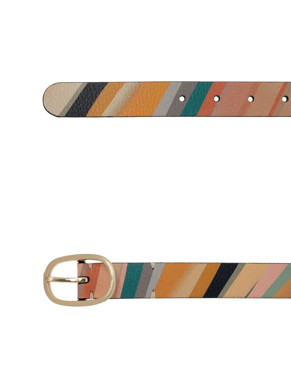 Paul Smith striped belt - Beige