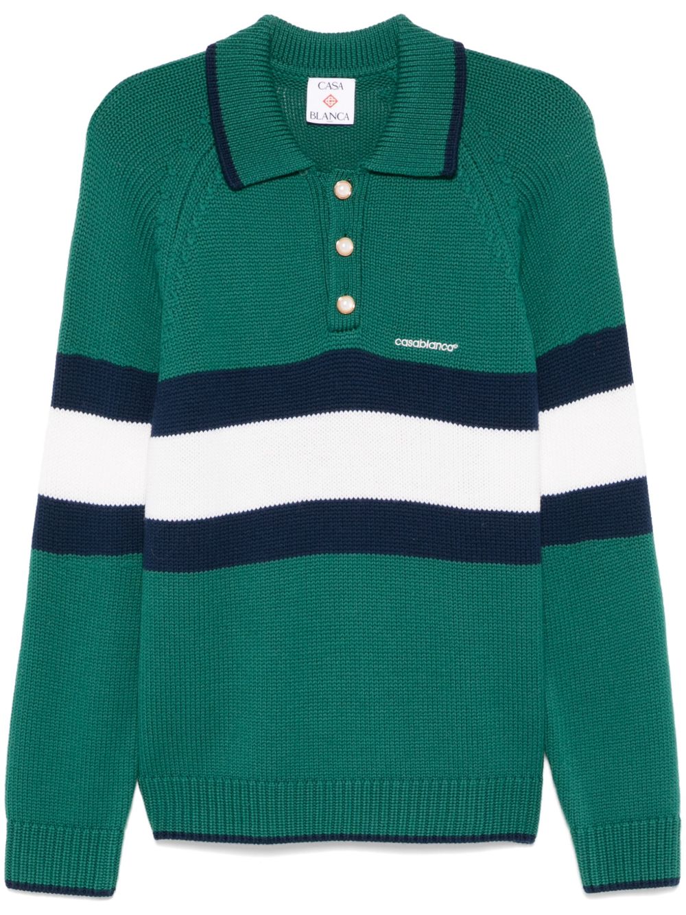 colourblock polo shirt