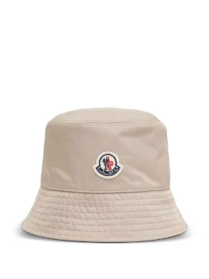 Moncler リバーシブル バケットハット | ニュートラル | FARFETCH JP