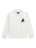 guess kids embroidered shirt - White