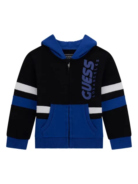 guess kids logo-print hoodie