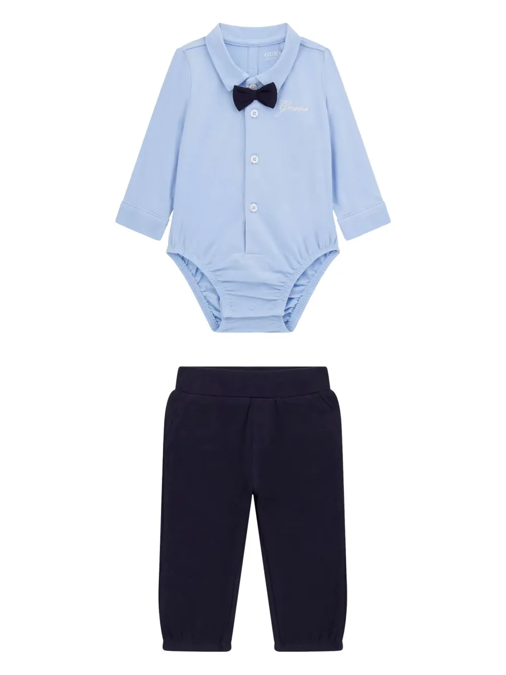 Guess kids Body met vlinderstrikdetail Blauw