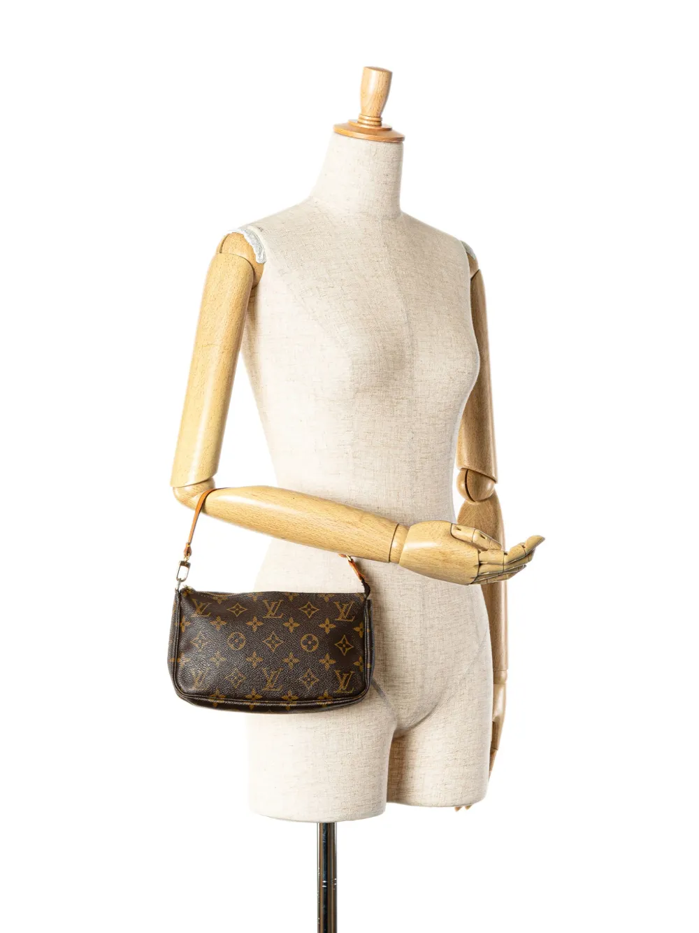 Louis Vuitton Pre-Owned 1999 Monogram Pochette Accessoires schoudertas - Bruin