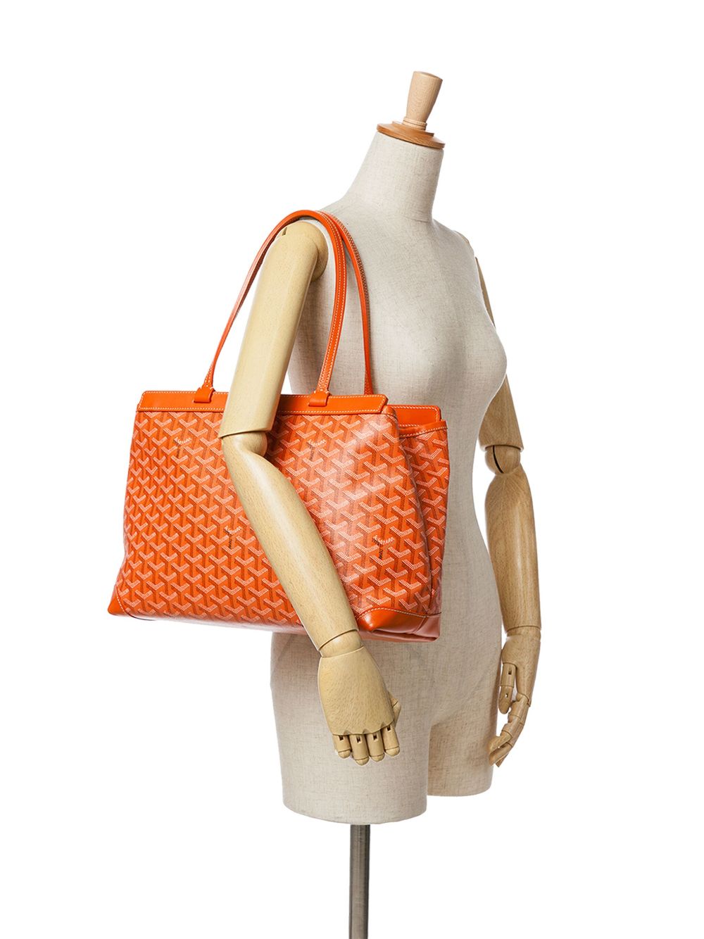 Goyard Pre-Owned 2018 Goyardine Bellechasse PM tote bag - Orange