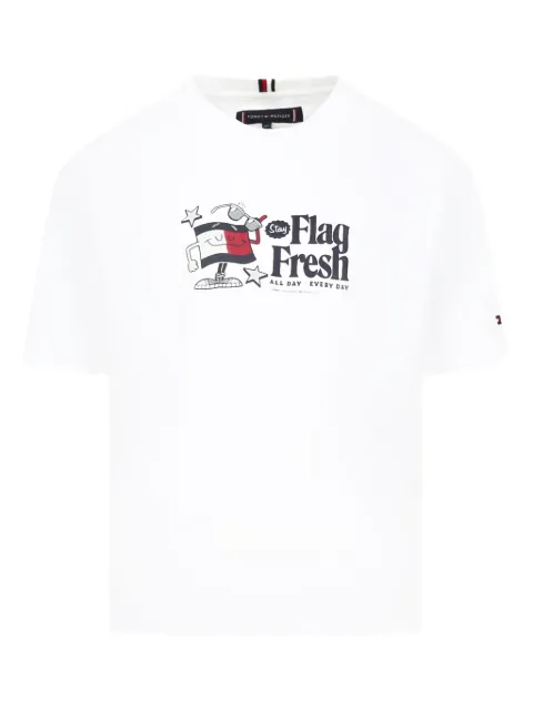 Tommy Hilfiger Junior stamp-motif t-shirt 
