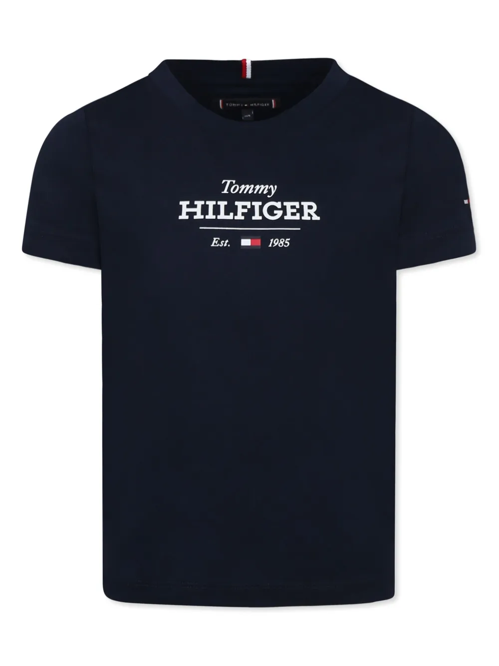 Tommy Hilfiger Junior playera con logo estampado | azul | Image 1