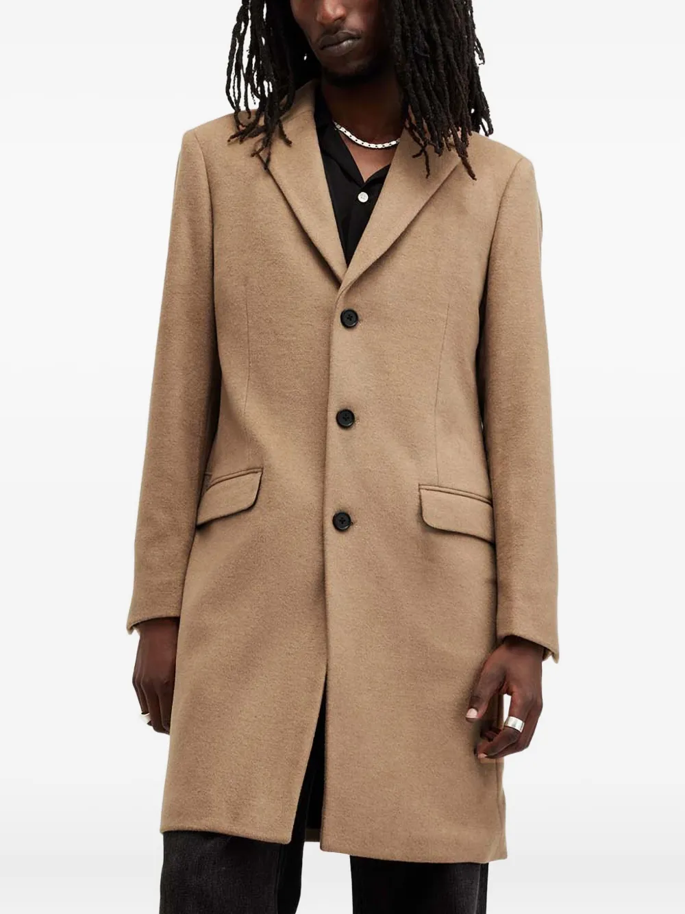 AllSaints シングルコート - ブラウン AllSaints シングルコート - ブラウン