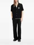 AllSaints Wish star-embroidered shirt - Black
