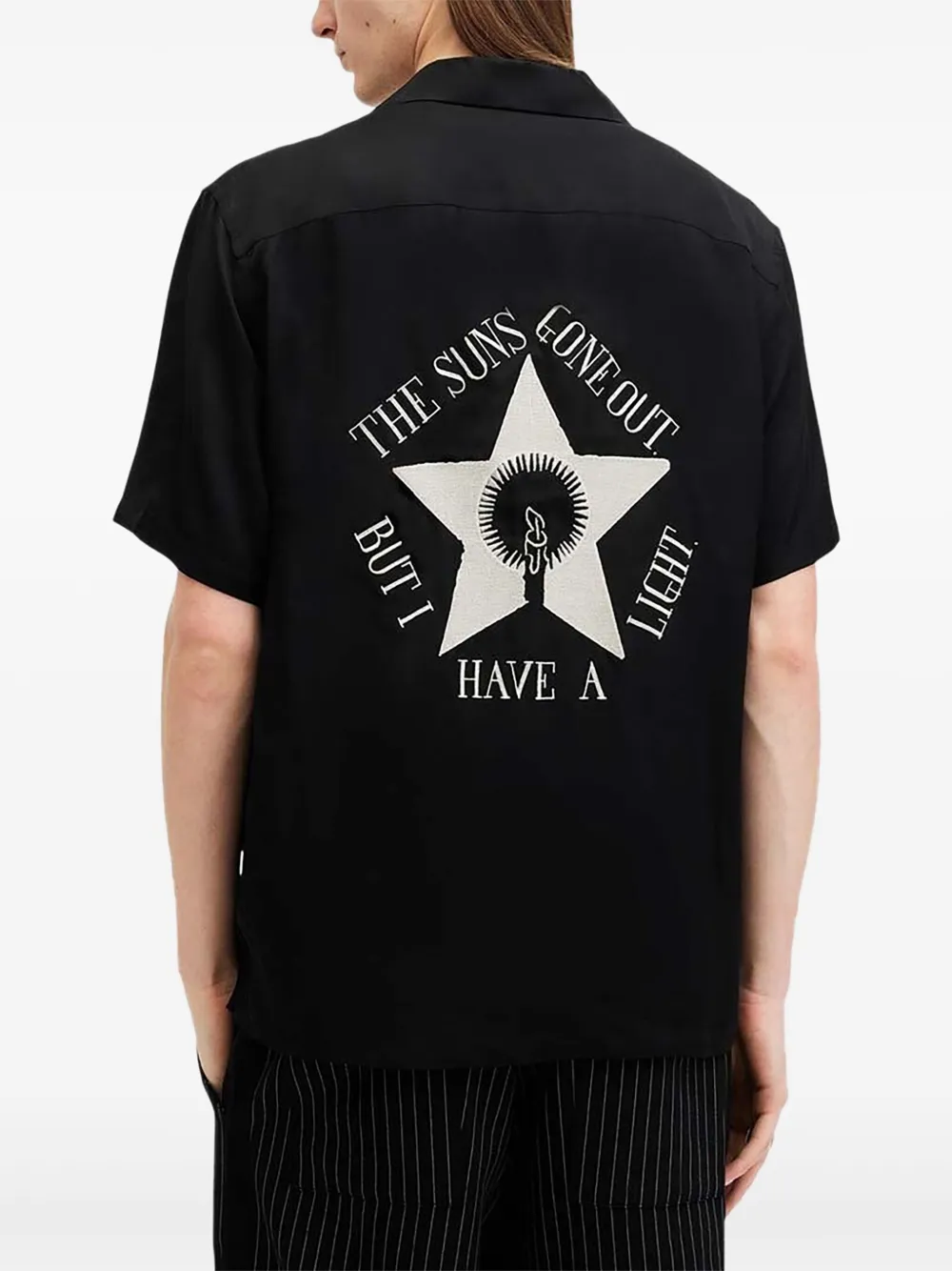 AllSaints Wish star-embroidered shirt | Image 2