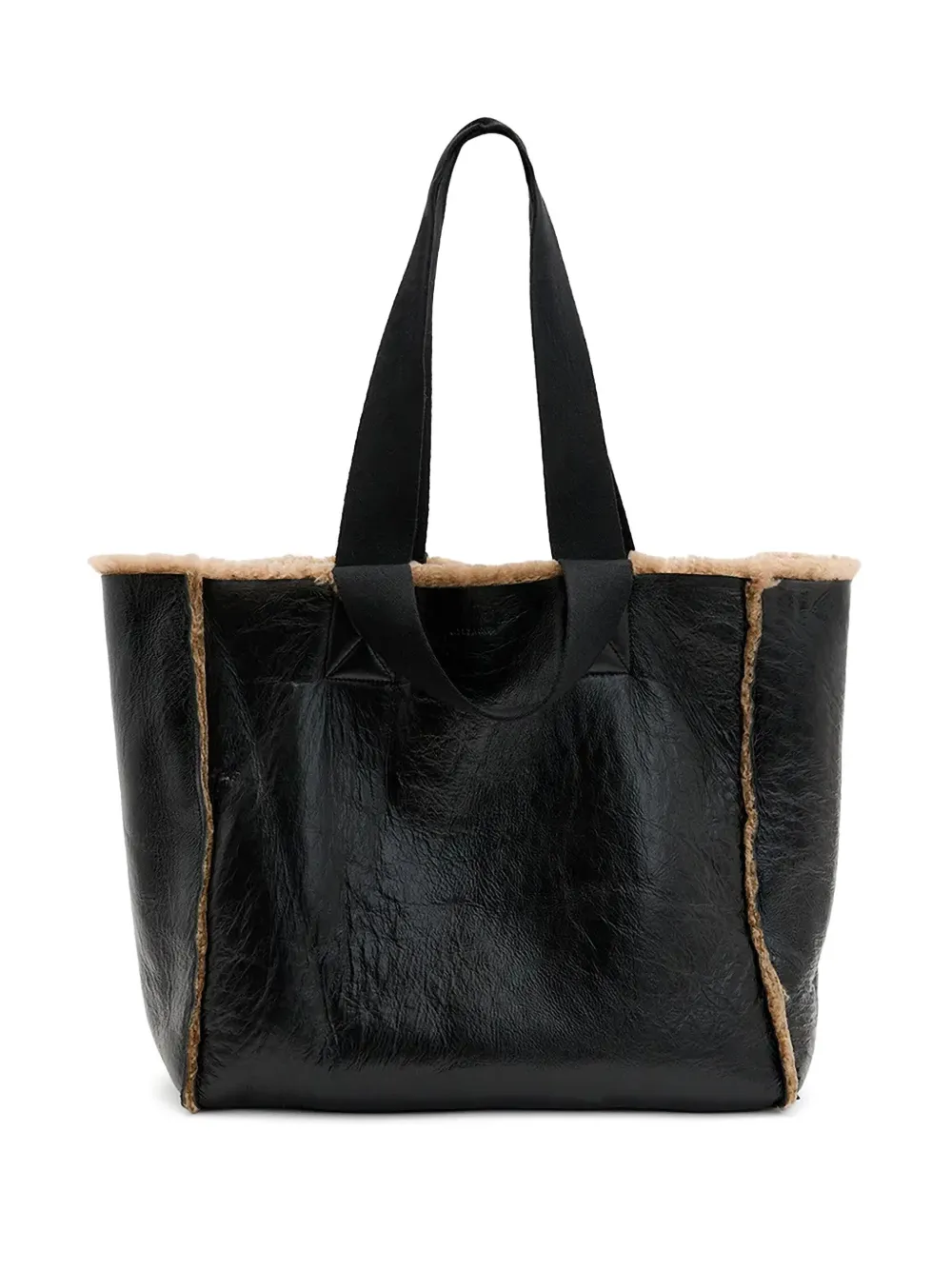 AllSaints Izzy omkeerbare lammy shopper - Bruin