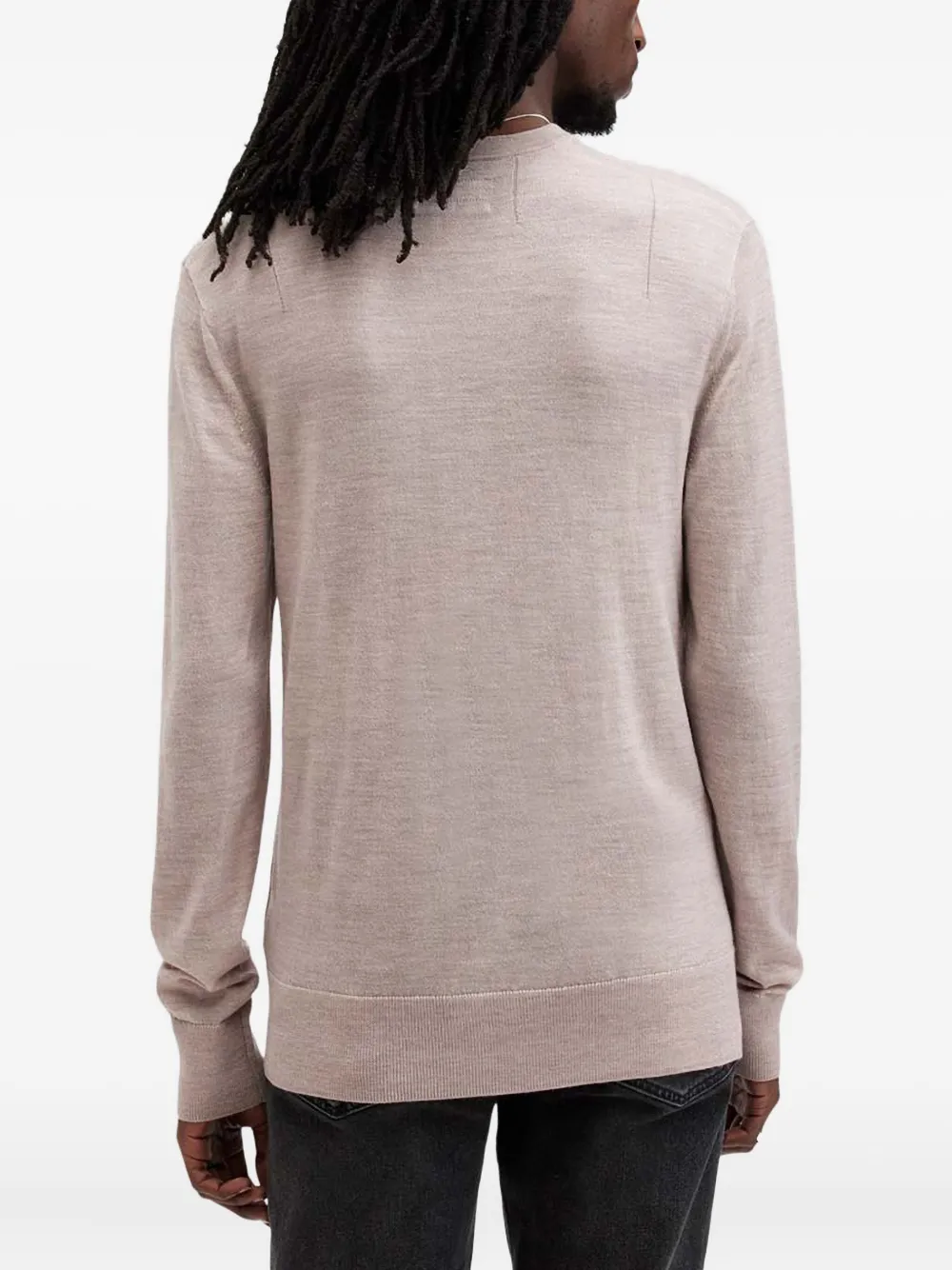  Allsaints Crew-neck Wool Sweater - Neutrals 