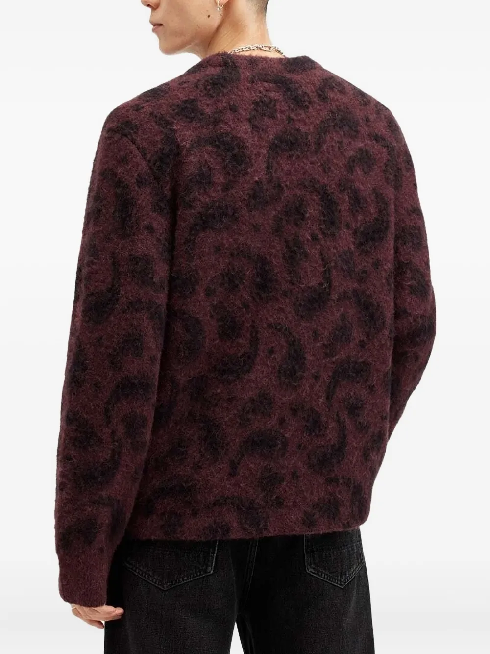 AllSaints Vest met paisley-print Paars