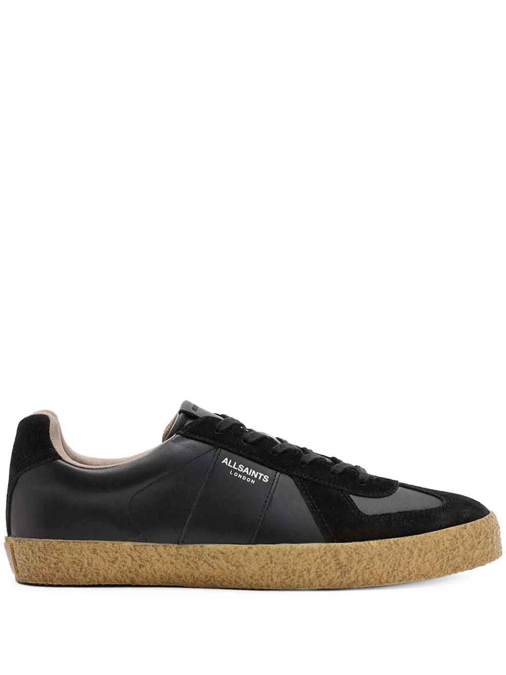 AllSaints Leren sneakers Zwart