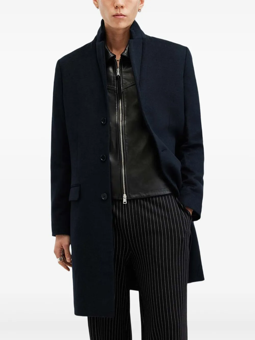 AllSaints シングルコート - ブルー AllSaints シングルコート - ブルー