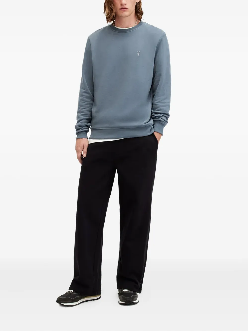 AllSaints Raven sweatshirt - Blauw