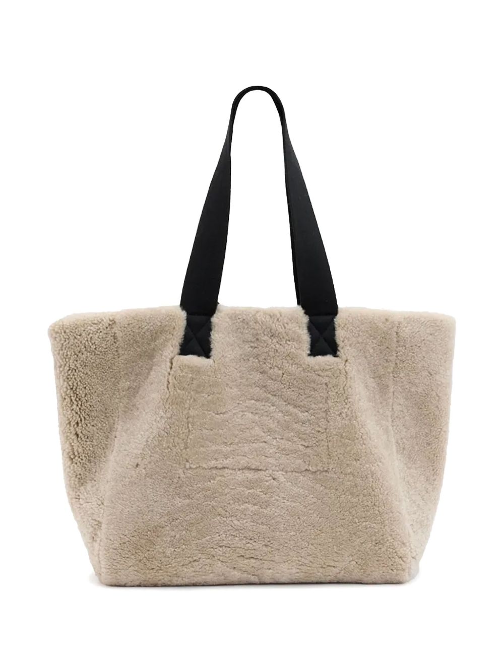 AllSaints Izzy omkeerbare lammy shopper - Zilver