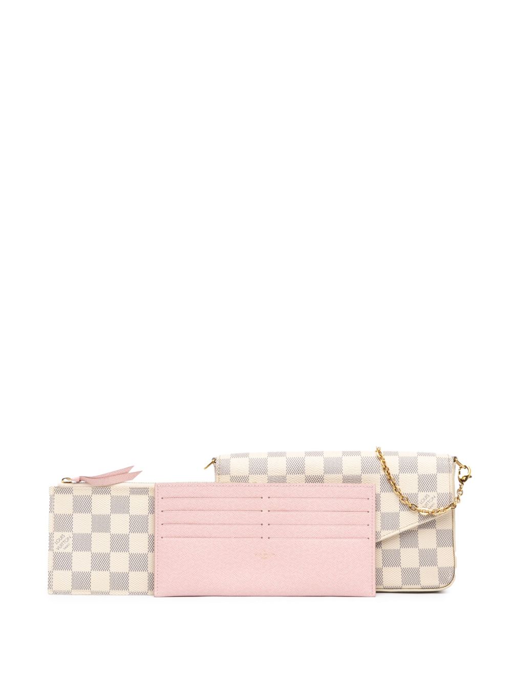 Louis Vuitton Pre-Owned 2016 Damier Azur Pochette Felicie crossbodytas - Wit