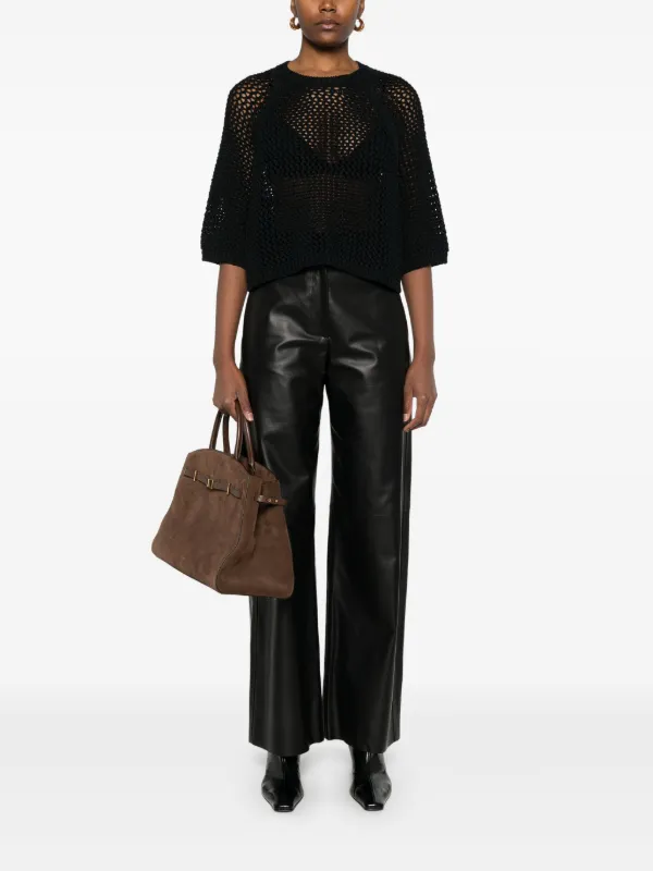 [FABIANA FILIPPI]ニットトップ Fabiana Filippi オープンニット トップ | ブラック | FARFETCH JP