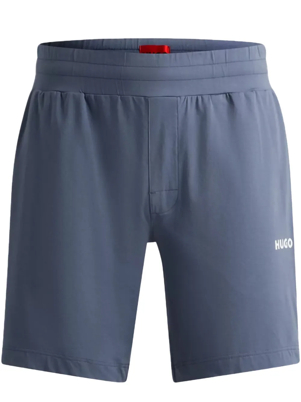 HUGO Linked CW "Open Blue" trainingsshorts Blauw