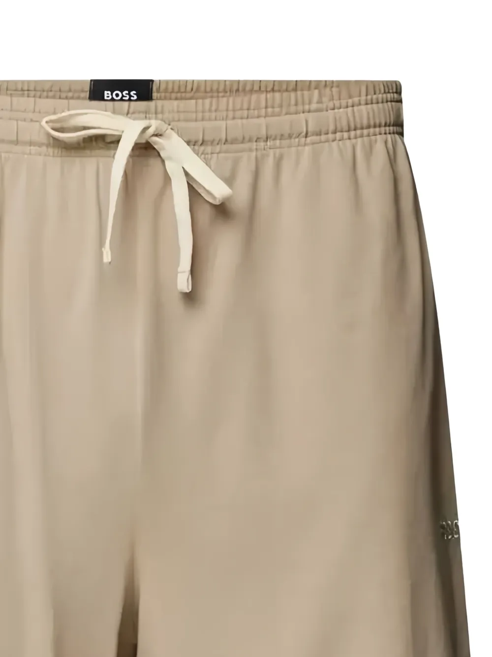 HUGO drawstring jersey shorts - Beige