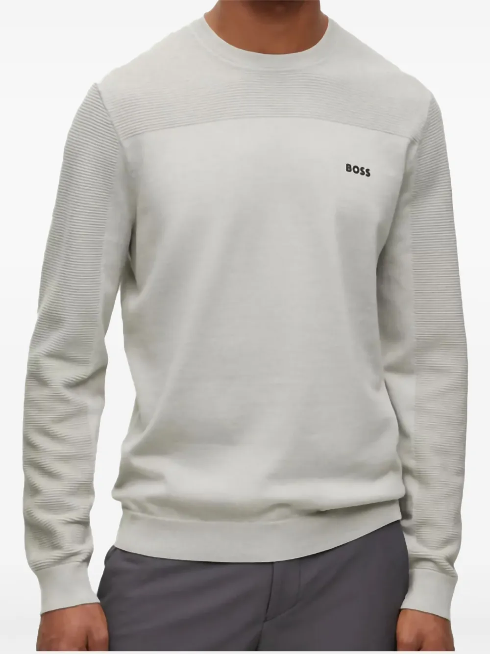 BOSS Momentum-X_CN sweater - Grijs