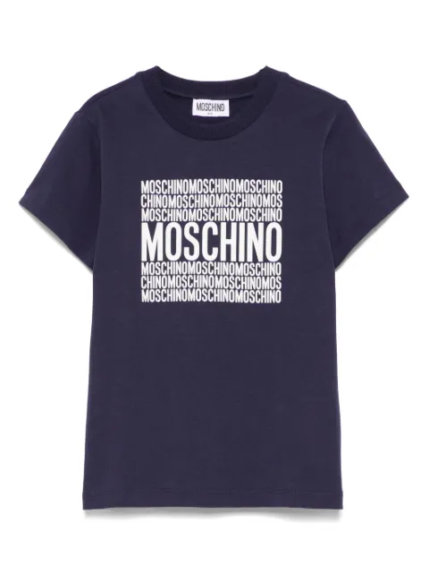 Moschino Kids logo-embossed T-shirt 