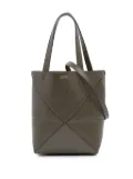 Loewe Pre-Owned 2023 Mini Leather Puzzle Fold Tote satchel - Brown