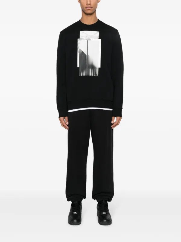 BOSS ブラック トレーナー XXL BOSS グラフィック スウェットシャツ | ブラック | FARFETCH JP