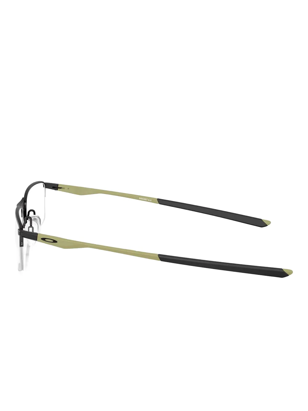 Oakley Bril met half montuur Zwart