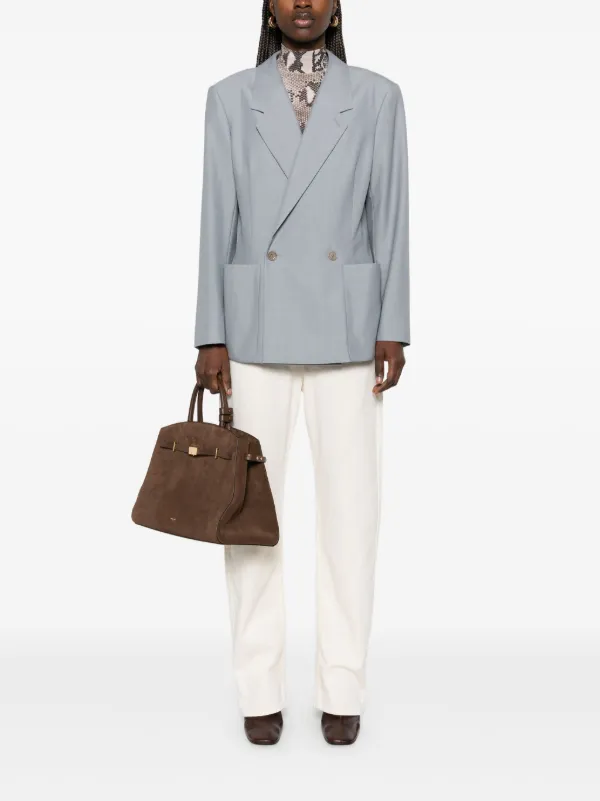 【送料&関税込】Lemaire Drop-crotch Jeans LEMAIRE drop-crotch Jeans | White | FARFETCH