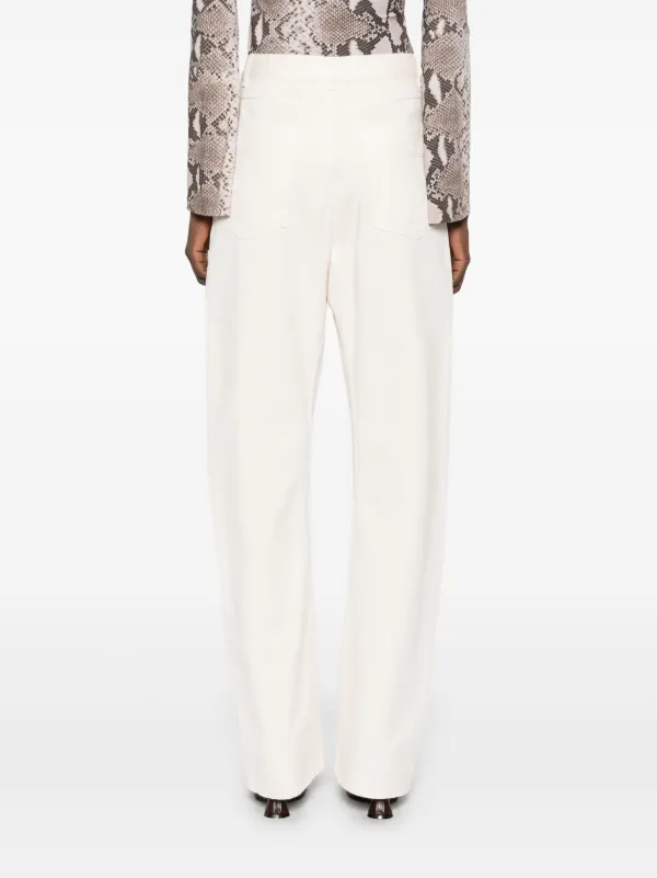LEMAIRE drop-crotch Jeans | White | FARFETCH