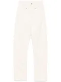 LEMAIRE drop-crotch jeans - White