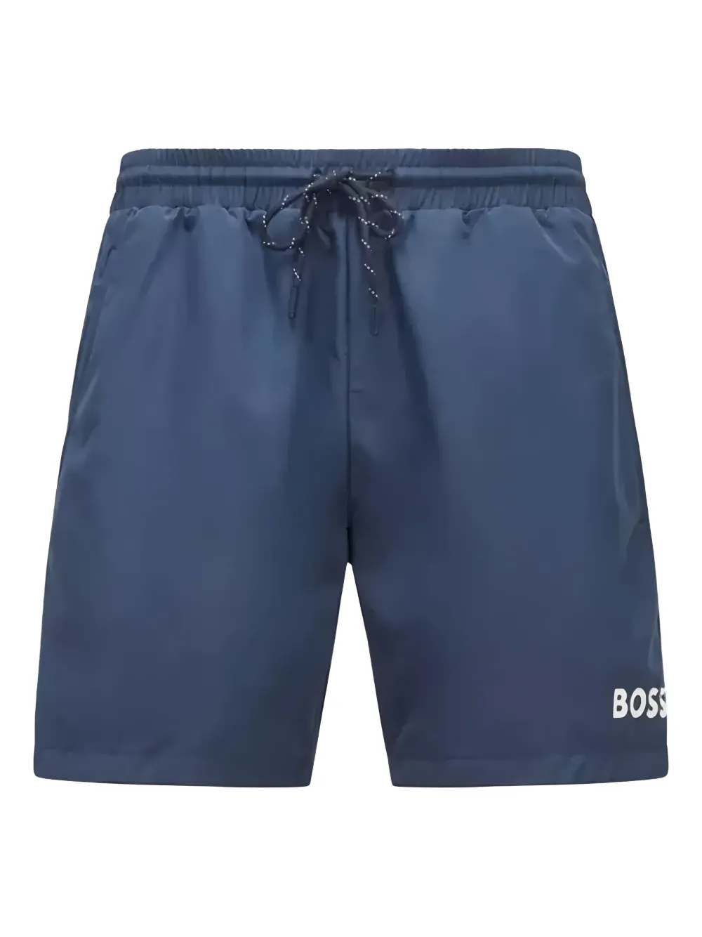 HUGO Zwembroek met zeesterprint Blauw
