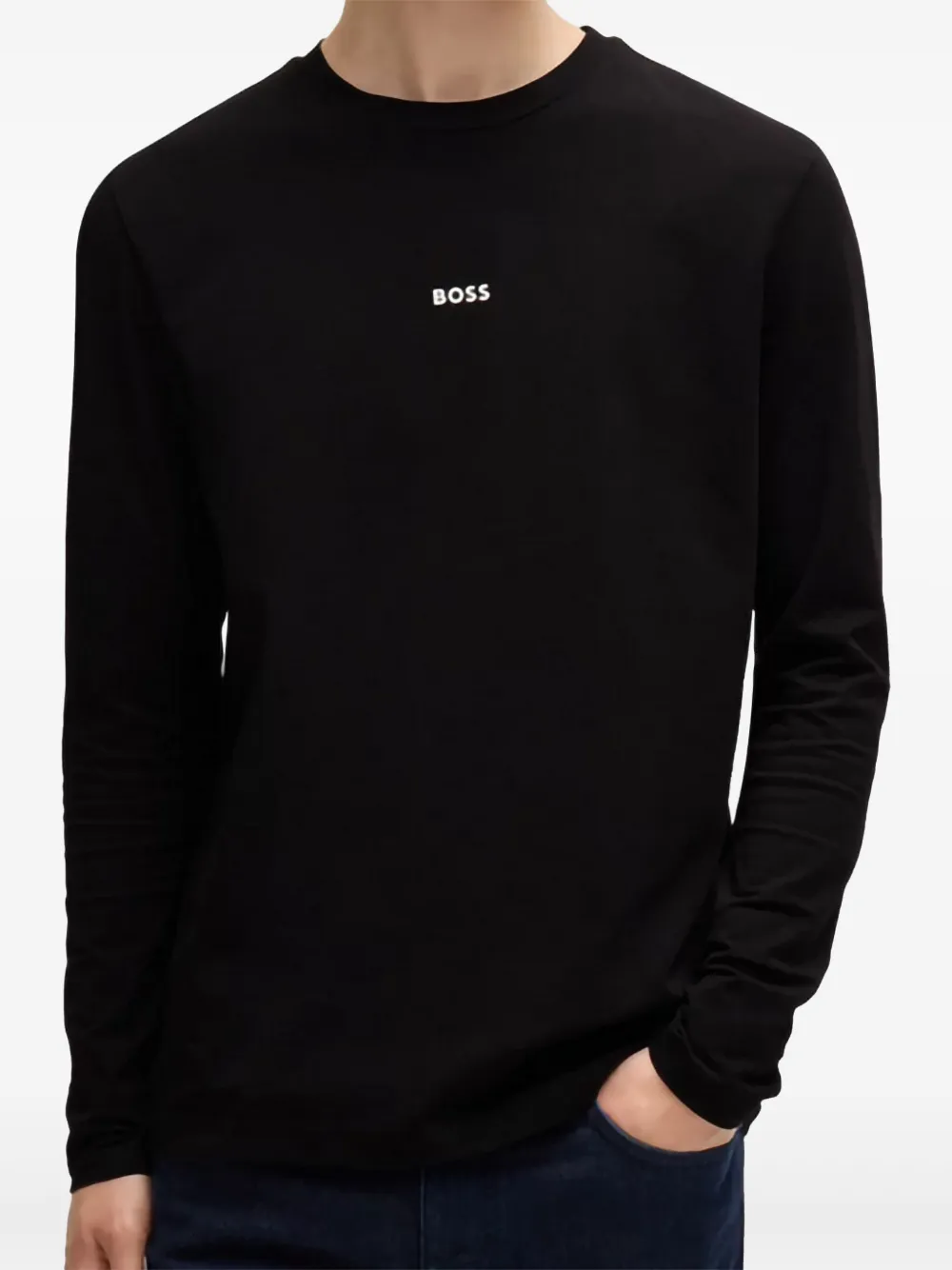 LOGO印花长袖T恤