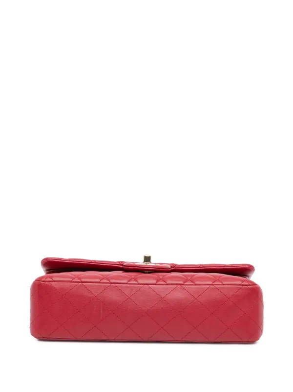 CHANEL Pre-Owned 2016-2017 Medium Classic Lambskin Double Flap