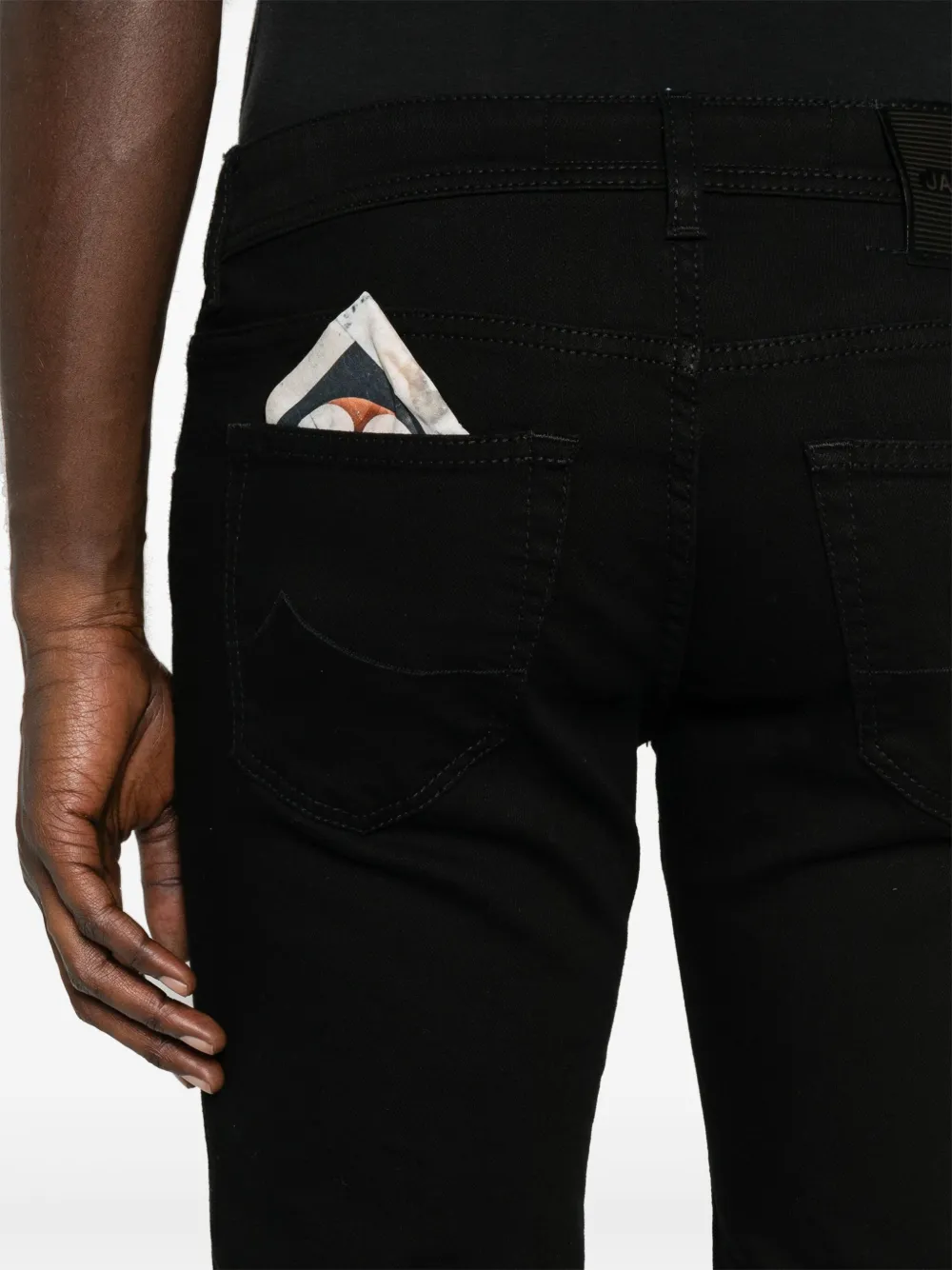 Shop Jacob Cohen Nick Jeans In Black
