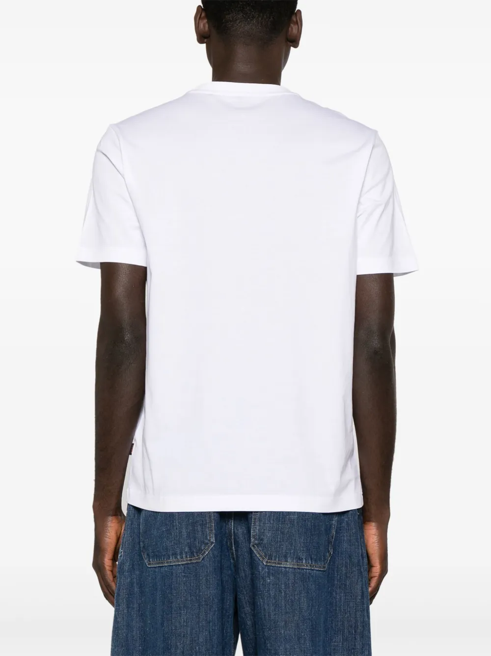 BOSS T-shirt met logoprint Wit